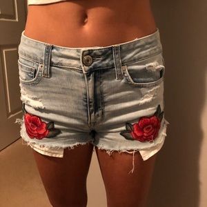 American eagle jean shorts
